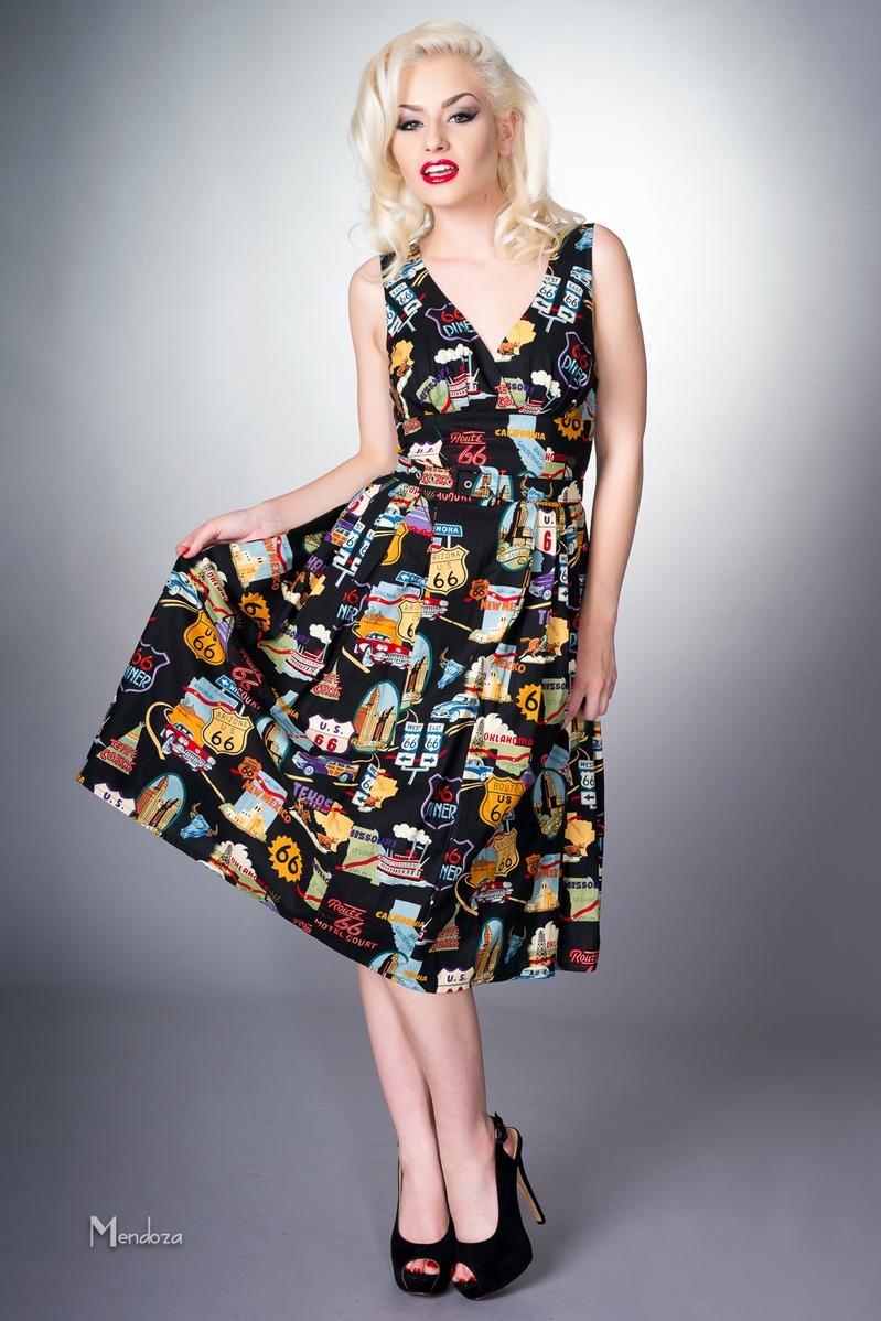 classic vintage rockabilly retro dress | victory parade, dresses for ...