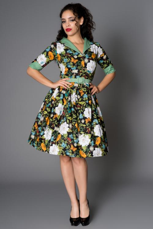 Classic shirt dress | victory parade, quirky prints, retro styles ...