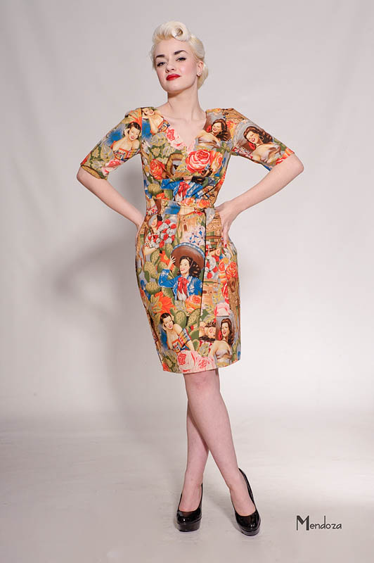 classic vintage dress | victory parade, quirky prints, retro styles ...